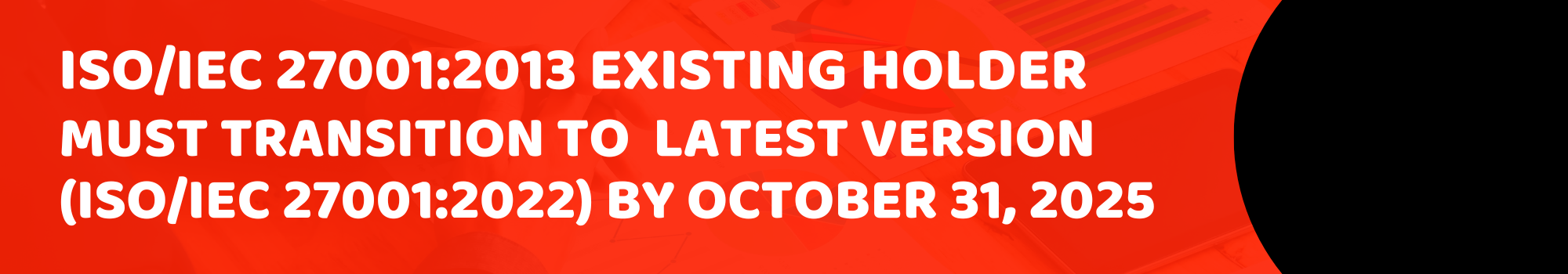 ISO 270012013 Upgrade